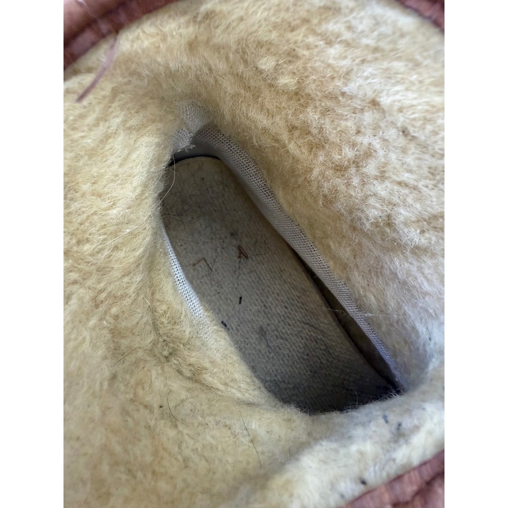 Vintage L.L.Bean Bean Boots Women 7 Leather Shearling Lined Duck Boots USA Maine - Picture 8 of 14